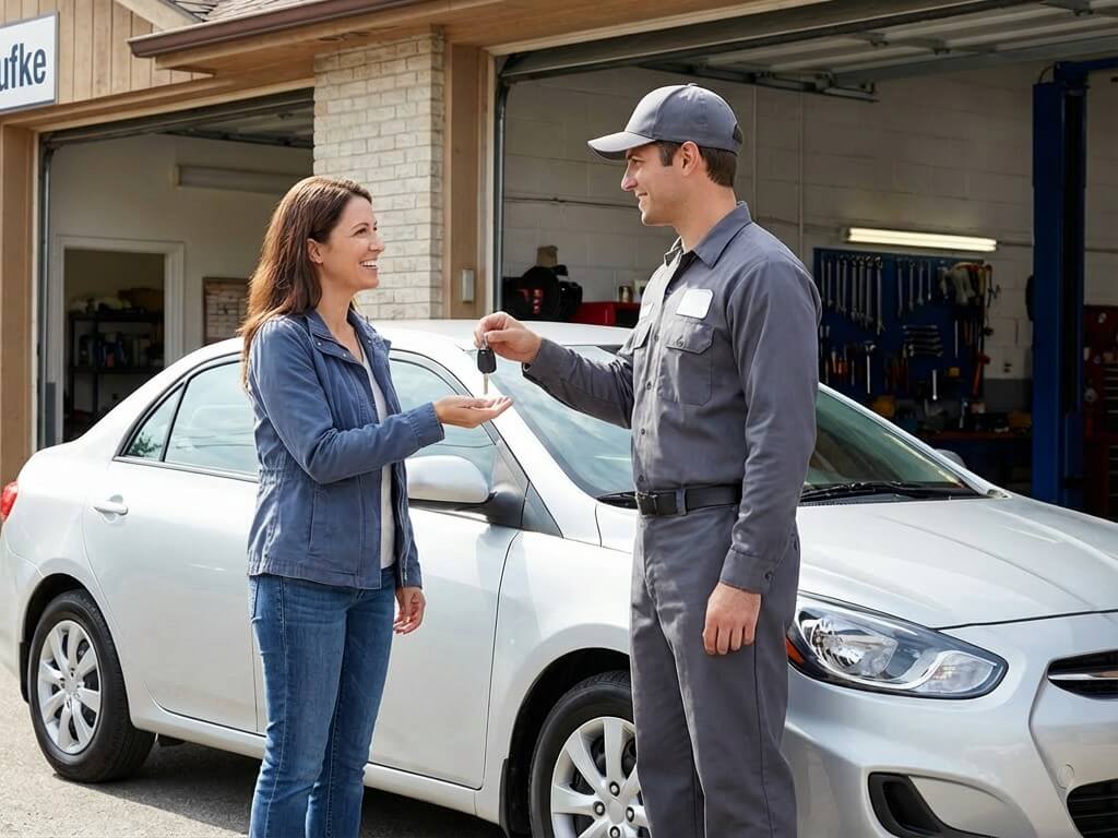 GenKI-Bild: Werkstattersatzwagen
